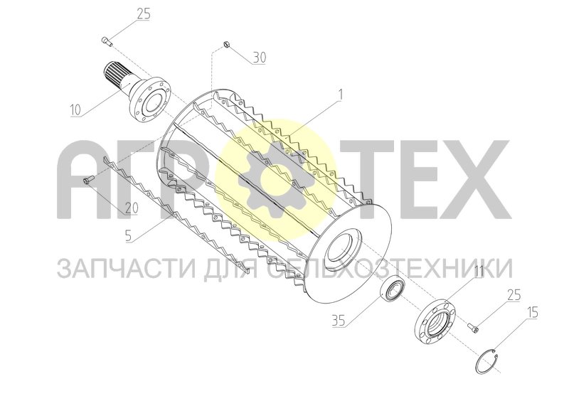 Чертеж Валец (2650.03.00.600Б)